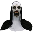 Miniatyrbild 1 av 5: Halloween Nun Horror Mask, Halloween Nun Horror Mask Cosplay Late