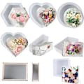 Miniatyrbillede 3 af 4: Heksagonal Geometrisk Kugle Silikoneform til Bevaring af Blomster DIY Boligindretning