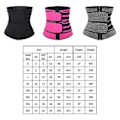 Miniatyrbild 2 av 2: 100% Ny, midjetränare Högkvalitativt svettbälte Slim Body Shaper Bastu Gym Shapewear (Svart)