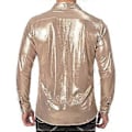 Pikkukuva 3 / 5: Miesten disco-paidat, kiiltävä pitkähihainen paita (3XL samppanja)