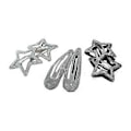 Miniatyrbild 1 av 5: Hårspänne Håraccessoarer Huvudbonad Legeringsmaterial Hårnålar För Barn (Silver)