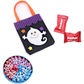 Miniatyrbillede 4 af 5: Halloween Slikposer Halloween Goodies Poser Tote Græskar Kranium Bl