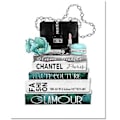 Miniatyrbillede 4 af 5: Wekity Kvinde Kærlighed 1 Væghængt Canvas Print Poster, Enkel Mode Akvarel Kunstmaleri Dekoration til Hjemmet Stue Soveværelse Kontor og Børneværelse