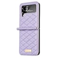 Pikkukuva 2 / 5: PU-puhelin Kotelo Samsung Galaxy Z Flip4:lle (Violetti)