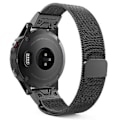 Miniatyrbilde 2 av 5: Metallurrem i rustfritt stål til Garmin Fenix 5X (svart)