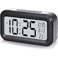 Miniatyrbild 1 av 5: Väckarklocka 4,3\" LED-display, digital väckarklocka med batteridrift, snooze, lätt att använda