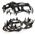 Miniatyrbillede 1 af 4: Universal Crampons 18 Tænder Stål Isgreb Anti-Slip Sne og Is Trækkraft Klamper Skokæder Safe
