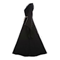 Miniatyrbillede 3 af 4: Dame Halloween Renaissance Middelalder Maxi Kjole Gotisk Kostume A(M Sort)