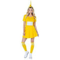 Pikkukuva 2 / 3: Naisten Teletapit-asut Tinky Winky Dipsy Laa-Laa Po Cosplay-juhlapuku (7-9 vuotta Keltainen)