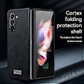 Miniatyrbild 2 av 5: SULADA Fodral för Samsung Galaxy Z Fold5 5G i PU-läderbelagt TPU+PC, Anti-fall (Stil C)