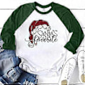 Miniatyrbilde 3 av 4: hmwy-dame jule nisse trykk t-skjorte bluse basic topp tee shirt (4XL Grønn)