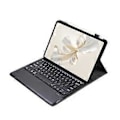Miniatyrbillede 3 af 4: Keyboard Læder Tablet Etui Til Huawei MatePad Pro 12.2 (Sort Hvid)
