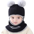 Miniatyrbild 1 av 4: Toddler Vinterhatt, Baby Vinterhatt, Flickor Pojkar Fleecefodrad Wint