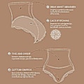 Miniatyrbillede 4 af 5: Butt Lifter Lace Højtaljet Kvinders Trusser Maveformende Plus Size Butt Tights ( )