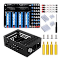 Miniatyrbilde 4 av 5: Kabinett for Raspberry Pi 4B GPIO Lysmodul Breakout Utvidelseskort
