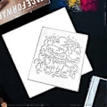 Miniatyrbillede 2 af 5: Julemandens Skæreforme til Håndlavet DIY Stencil Form Prægning Mønster