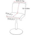 Miniatyrbilde 2 av 5: Stretch Bar Stoltrekk, 2 stk Spisestol Setebeskytter, Printe