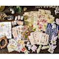 Miniatyrbild 3 av 5: Växt Scrapbooking Kit, Junk Journal Kit med Washi Tape, Stickers, A6 Notebook, Botanisk Bullet Jo