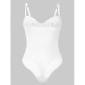 Miniatyrbillede 2 af 5: Sexy Kvinders Bodysuit Blondering Nettet Jumpsuit Formende Rygfri Enkeltdel Bustier (M sort)
