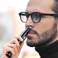 Miniatyrbillede 2 af 5: 2 i 1 Næsehårstrimmer Elektrisk Næsehårstrimmer Mini Hai