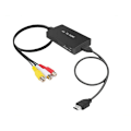 Pikkukuva 1 / 4: 1 Musta RCA-HDMI-sovitin, AV-HDMI-muunnin, RCA-tulo, Vid