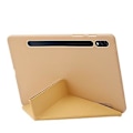 Miniatyrbillede 3 af 5: Læder Tablet Etui Til Samsung Galaxy Tab S9+ (Guld)