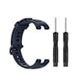Miniatyrbilde 1 av 5: Leiouser Silikonarmbånd Kompatibelt med -amazfit T-rex Trex Pro Trex ProSmart Klokker Byttbar Armbånd Klokkerem (Svart Blå)