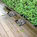 Miniatyrbillede 2 af 5: 2 stk. Konveks gulvafløb i rustfrit stål Ø58mm filtrering Gu