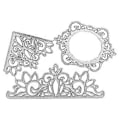 Miniatyrbild 1 av 5: Spetsram Metallstansar Scrapbooking Schabloner Stansar Kort Prägling DIY