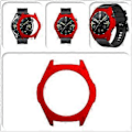 Miniatyrbillede 2 af 5: Etui til Huawei Watch GT3 42mm/46mm Cover Ridsefast Smartwatch Skall (Sort gul)