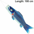Miniatyrbilde 2 av 5: Bleu fisk vindpølse Karpe vindpølse Fisk flagg Fisk vind streamer D