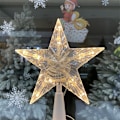 Miniatyrbillede 4 af 5: Juletræsspids med 10 LED'er, stikkontakt, 15*3,5 cm, indendørs