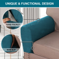 Miniatyrbillede 3 af 5: (A)Seng Organizer, Sofa Stol Protetor Cover Armrest Hængende Opbevaringspose Skridsikker Opbevaringspose med