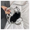 Pikkukuva 5 / 5: Korealainen olkalaukku naisille, säädettävällä hihnalla ja PU-nahalla, tyylikäs crossbody-laukku, matkakäsilaukku, punainen (punainen)
