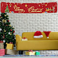 Miniatyrbillede 3 af 5: Julebanner, Glædelig Jul Dørbannere, Stor Juleban