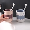 Miniatyrbilde 3 av 5: Liten Monster Munnskyllekrus - Gjenbrukbar - Plast - 450ml - Rosa*