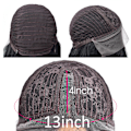 Miniatyrbillede 5 af 5: Hår Farve Lace Front Paryk Langt Lige Hår Parykker Limfri Varme