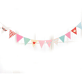 Miniatyrbild 2 av 5: Pennantfolie Polka Dot Pappers Triangel Pudding Flagg Girlang Rover