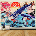 Pikkukuva 1 / 5: Ukiyo-e aalto meri koi seinävaate seinävaate suuri