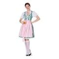 Miniatyrbillede 5 af 5: S-3XL Dame Oktoberfest dirndl-kjole-S Kostume-r Lyseblå (3XL Grøn)