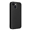 Miniatyrbillede 3 af 5: Læder Telefon Cover til iPhone 15 Plus (Sort)
