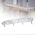 Miniatyrbillede 2 af 5: Markiseovertræk, Vandtæt Solbeskyttelse Markise Opbevaringspose Oxford Klud Foldbar Markise Baldakin Læ til Udendørs Terrasse, Baghave (350CM Argent)