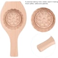 Miniatyrbillede 3 af 5: DIY Blomstermønster Træ Månekageform Månekageform Muffins B