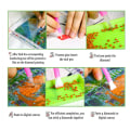 Miniatyrbillede 2 af 5: 30 x 40 cm ,papillon dans les fleurs Diamond Painting Broderi