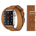 Miniatyrbild 1 av 5: Brun Armband Kompatibel med Apple Watch 41mm 40mm 38mm Läder d
