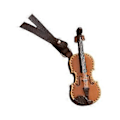 Pikkukuva 4 / 5: Hieno nahkainen viulu- ja kitara-avainketju, tyylikäs nahkainen viulu-avainketjukoriste musiikkikonsertteihin, matkamuisto (kitara)