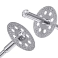 Miniatyrbillede 2 af 4: 20 stk. 22 mm diamantskæreskive med 4 stk. 3 mm chuck og 2 stk. kryds