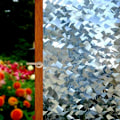 Pikkukuva 1 / 5: (45x400cm) 3D koristeellinen ikkunakalvo, itseliimautuva, läpinäkymätön, liimaton, ikkunakalvo, glitter