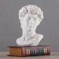 Miniatyrbilde 1 av 5: Gresk mytologi David hode byste statue mini Europa Michelangelo