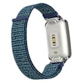 Miniatyrbillede 4 af 5: PC-etui + Nylon Loop-rem til Xiaomi Mi Band 7 Pro (Mørkegrå)